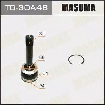 ШРУС "Masuma" 24x59x30 (1/6) пыльник не требуется!!!