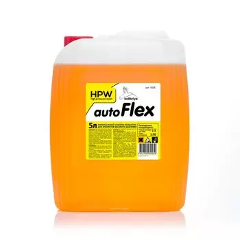 Шампунь Kolibriya AutoFlex HPW для моек высокого давления и минимоек, концентрат, желтый, канистра, 5л