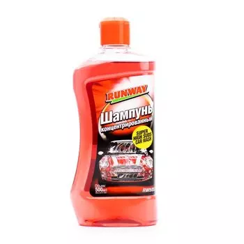 Шампунь Runway Super High Suds Car Wash для ручной мойки, концентрат, бутылка, 500мл
