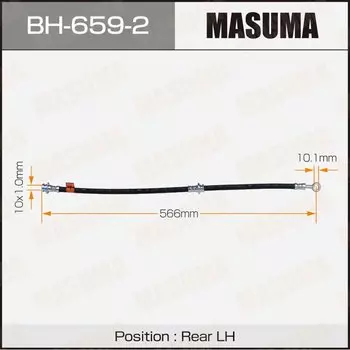 Шланг тормозной MASUMA N- /rear/ ALMERA N16E LH