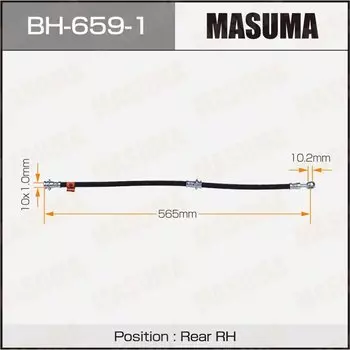 Шланг тормозной MASUMA N- /rear/ ALMERA N16E RH