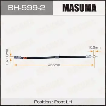 Шланг тормозной MASUMA T-/front/ CAMRY, WINDOM / ACV30L, MCV30LH