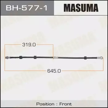 Шланг тормозной "Masuma" M- /front/OUTLANDER/CW5W RH