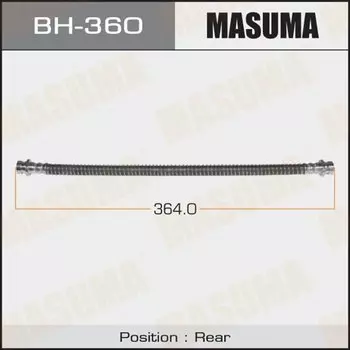 Шланг тормозной "Masuma" MMC- /rear/ Delica L039P, L069P, Pajero L04#G, L14#G Central