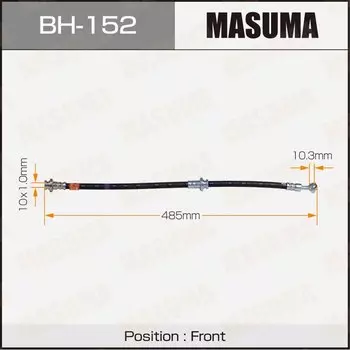 Шланг тормозной "Masuma" N- /front/ Ad Y11, Sunny B15 LH