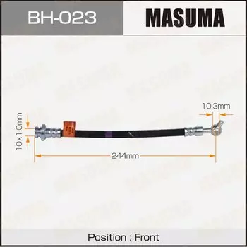 Шланг тормозной "Masuma" N- /front/ Safari Y60