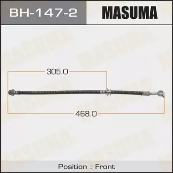 Шланг тормозной "Masuma" N- /front/ Vanette ##C22 2WD RH