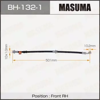 Шланг тормозной "Masuma" N- /front/ Windgroad CY10, Sunny B13, Pulsar N14 LH