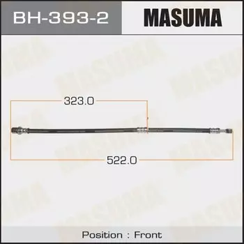 Шланг тормозной "Masuma" S- /front/ Impreza (0008- ), Legasy (9711-0305) LH