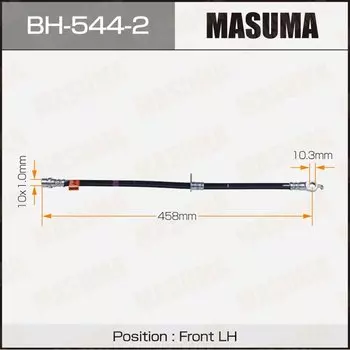 Шланг тормозной "Masuma" T- /front/ Harrier #CU3#, Kluger MHU28 LH