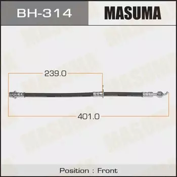 Шланг тормозной "Masuma" T- /front/ LiteAce #M75, 8#