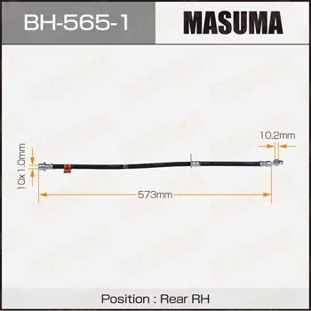 Шланг тормозной "Masuma" T- /rear/ Camry ACV40, LEXUS ES350 RH