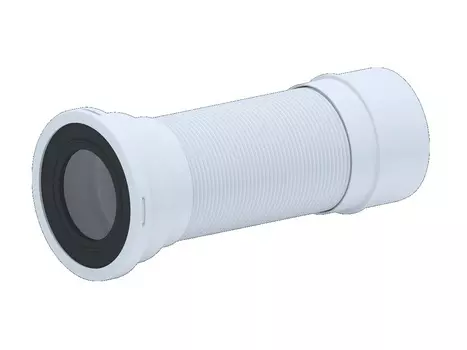 Гофрированная раздвижная фановая труба Ани-пласт K921 D110 L260-560 мм, с металлической спиралью