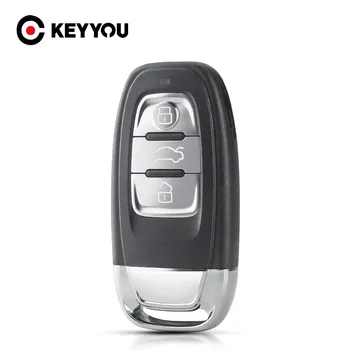 Чехол для автомобильного ключа с 3 кнопками для Audi A4l A3 A4 A5 A6 A8 Quattro Q5 Q7 A6 A8