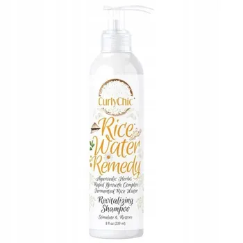 Шампунь для волос, 239мл Curly Chic, Rice Water Remedy Revitalizing Shampoo