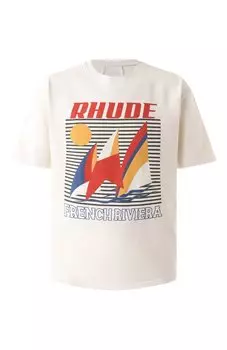 Хлопковая футболка Rhude