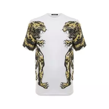 Хлопковая футболка Roberto Cavalli