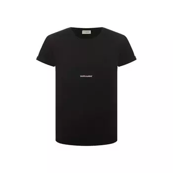 Хлопковая футболка Saint Laurent
