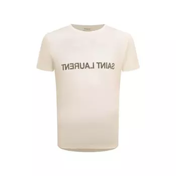 Хлопковая футболка Saint Laurent