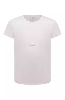 Хлопковая футболка Saint Laurent