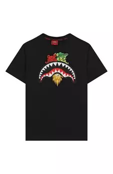 Хлопковая футболка Sprayground