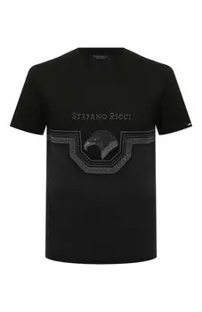 Хлопковая футболка Stefano Ricci