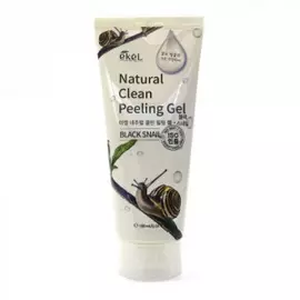 Пилинг-скатка с муцином чёрной улитки Ekel Black Snail Natural Clean Peeling Gel