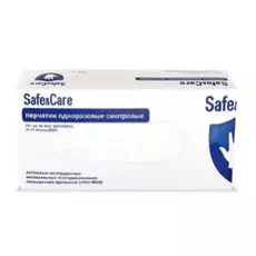 Перчатки латекс опудренный M SafeCare
