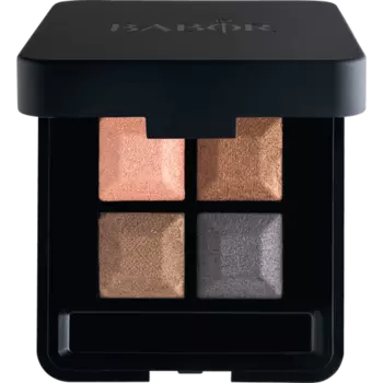 Палетка из 4 оттенков теней для век Eye Shadow Quattro (6.081.02, 02, смоки, 4 г)