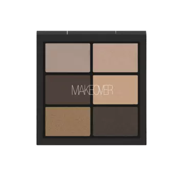 Палетка теней для век 6 оттенков Pro Eyeshadow Palette 6 Color (E106, 06, Love In Bucharest, 4*0,8 г)