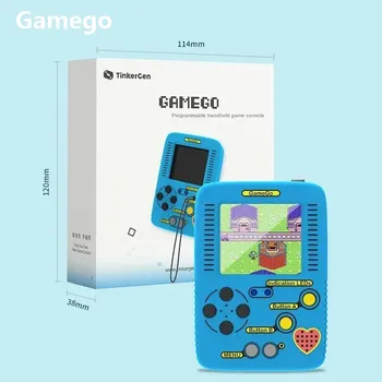 Программируемая игровая консоль GameGo, графическое программирование, детские игрушки для начальной и средней школы, учебные пособия