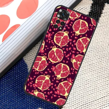Чехол Food Fruit Red Pomegranate для Xiaomi Redmi Note 8 9 10 11 12 Pro 8T 9S 10S 11S Redmi 12C 9C 9T 10A 10C Redmi 9C