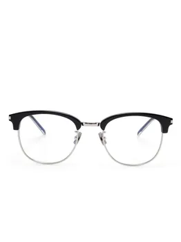 Очки в оправе панто Saint Laurent Eyewear, черный