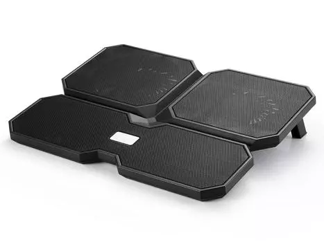 Охлаждающая подставка для ноутбука 15" Deepcool MultiCore X6, вентилятор: 140 / 100, 2xUSB, пластик, металл