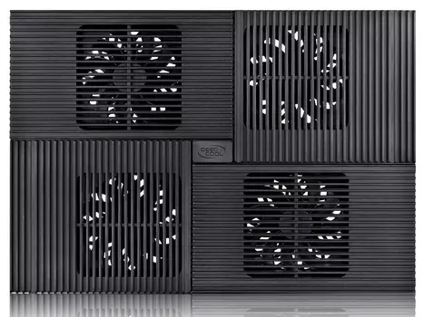 Охлаждающая подставка для ноутбука 17" Deepcool MultiCore X8, вентилятор: 100, 2xUSB, пластик, металл