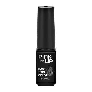 PINK UP Гель-лак для ногтей PRO база+цвет+топ