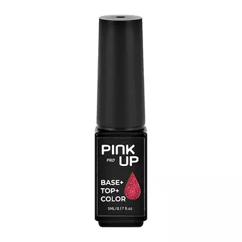 PINK UP Гель-лак для ногтей PRO база+цвет+топ