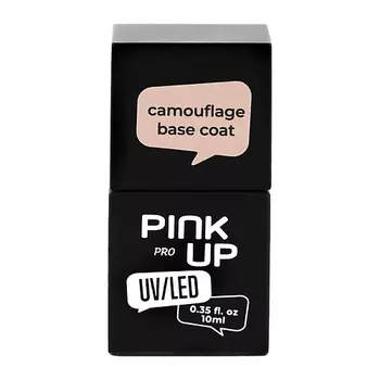 PINK UP Камуфлирующая база для ногтей UV/LED PRO