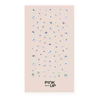 PINK UP Кристаллы для ногтей 3D