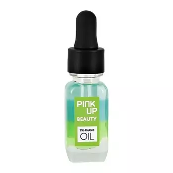 PINK UP Масло для ногтей и кутикулы BEAUTY tri-phasic oil 11.0