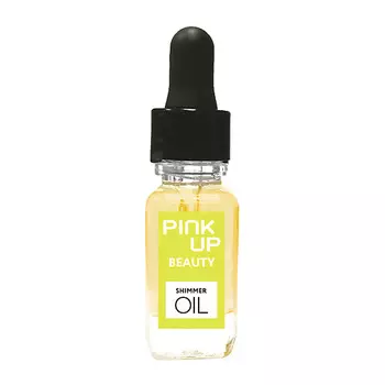 PINK UP Масло сухое для ногтей и кутикулы с шиммером shimmer oil 11.0