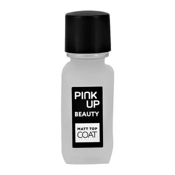PINK UP Матирующее верхнее покрытие для ногтей BEAUTY matt top coat 11.0