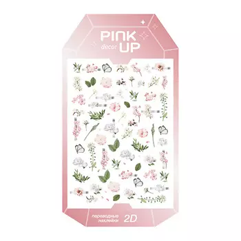 PINK UP Наклейки для ногтей DECOR LIMITED COLLECTION 2D переводные
