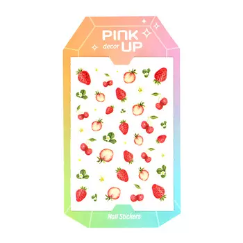 PINK UP Наклейки для ногтей DECOR NAIL STICKERS переводные