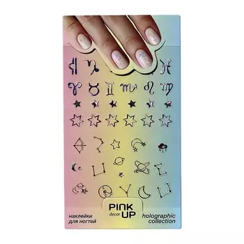 PINK UP Наклейки для ногтей HOLOGRAPHY