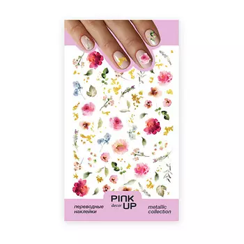 PINK UP Наклейки для ногтей METALLIС