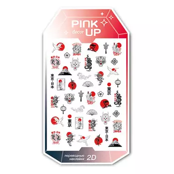 PINK UP Наклейки для ногтей переводные DECOR MYSTIC