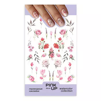 PINK UP Наклейки для ногтей WATERCOLOR