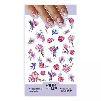 PINK UP Наклейки для ногтей WATERCOLOR