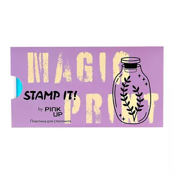 PINK UP Пластина для стемпинга STAMP IT! MAGIC PRINT